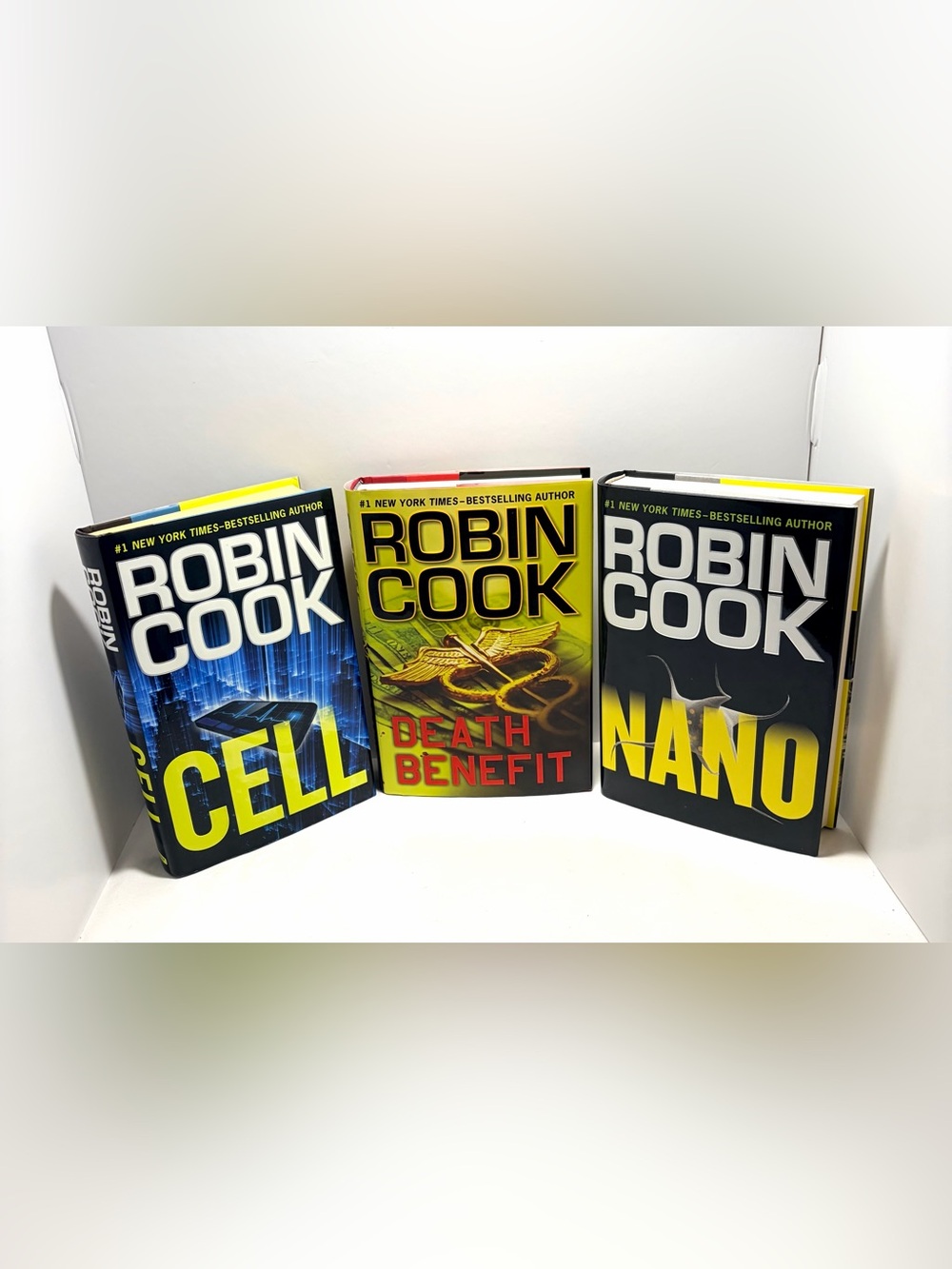 Cell, Death Benefit, & Nano Robin Cook Books Medical Thrillers